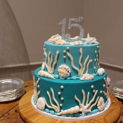 Our Under the Sea cake theme.