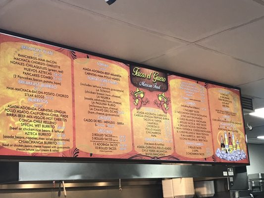 Menu photo 2 Tacos El Guero San Ysidro, CA