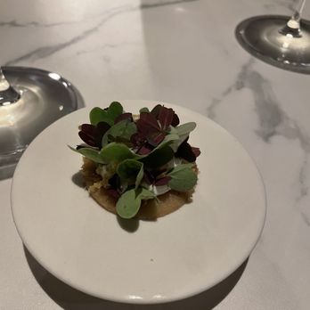 Sons & Daughters - Flatbread with browned butter crème fraîche and sorrel - New American Near Me - San Francisco, California Sons & Daughters - Flatbread with browned butter crème fraîche and sorrel - New American Near Me - San Francisco, California