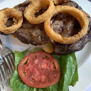 Red Fox Restaurant - Open faced ribeye sandwich, don't recommend. - Seafood Near Me - Saranac Lake, New York Red Fox Restaurant - Open faced ribeye sandwich, don't recommend. - Seafood Near Me - Saranac Lake, New York