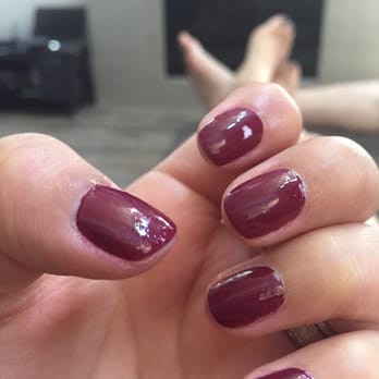 Deluxe Nails & Spa - Bubbly finish :(  and yelled at because I complained ... - Nail Salons Near Me - Everett, Washington