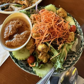 Koon Thai Kitchen - (B2) Chicken Satay Salad - Thai Near Me - San Diego, California Koon Thai Kitchen - (B2) Chicken Satay Salad - Thai Near Me - San Diego, California
