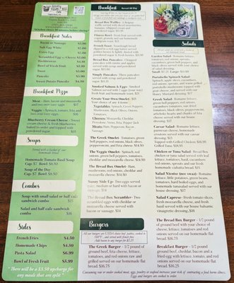 Menu photo 5 Ezma's Bread Box Café Virginia Beach, VA