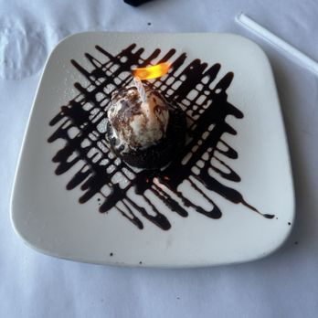 Parkers' Lighthouse - Birthday dessert. - Seafood Near Me - Long Beach, California Parkers' Lighthouse - Birthday dessert. - Seafood Near Me - Long Beach, California