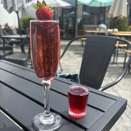 The cranberry mimosa is perfect for the summer kick off. The cranberry mimosa is perfect for the summer kick off.
