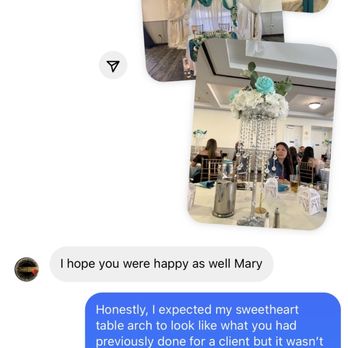 Creative Decor by Clara - Honest feedback to Clara after my wedding - Party & Event Planning Near Me