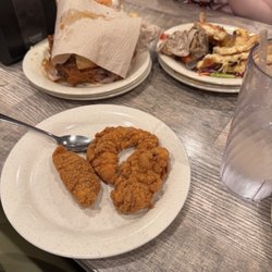 No bussing of plates from table