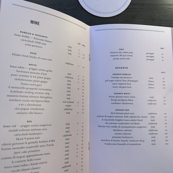 Bella - Menu - Italian Near Me - Maryville, Tennessee