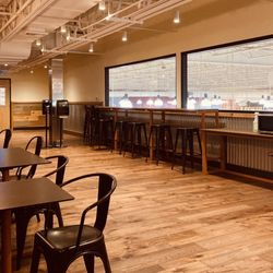 Northgate Gonzalez Market - Upstairs sitting area with microwave and high chairs available