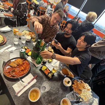 King Katsu Land - Table spread with Terra beer - Soul Food Near Me - Daly City, California