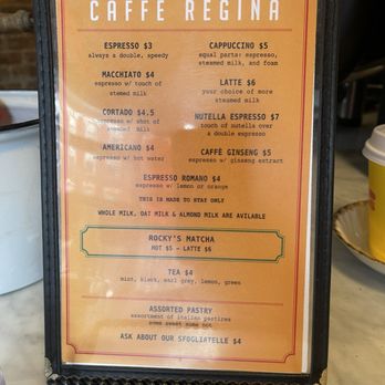 Regina's Grocery - Cafe menu - Grocery Near Me - Brooklyn, New York