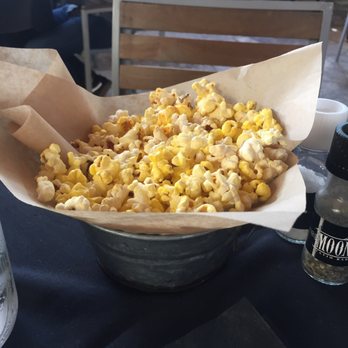 Moonshine Grill - Lunch at the Moonshine. They bring ya good popcorn when they bring ya your drinks. - Southern Near Me - Austin, Texas