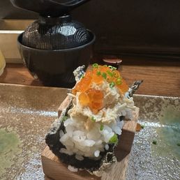 Crab hand roll Crab hand roll