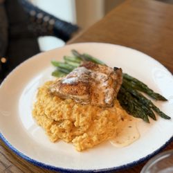 The Quarterdeck - 1/2 Salmon.  Split with the husband.