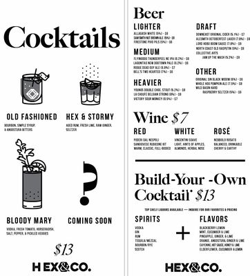 Menu photo 7 Hex & Company New York, NY Menu photo 7 Hex & Company New York, NY