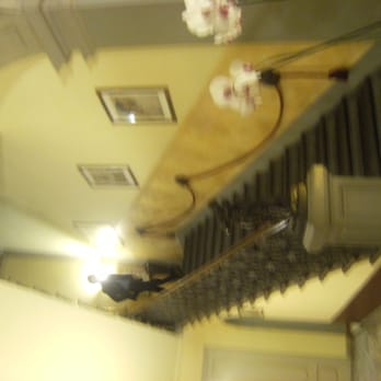 Hotel Liana - lobby staircase up to the breakfast room - Hotels Near Me - Florence, FI