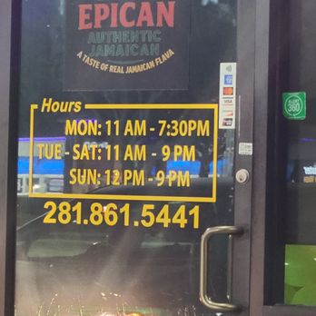 Epican Jamaican Restaurant - Outside - Desserts Near Me - Houston, Texas