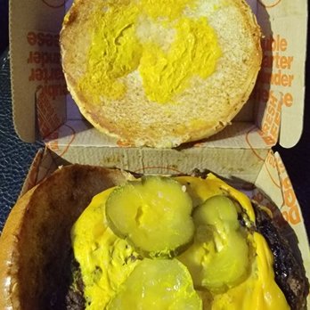 McDonald's - a cheeseburger and a pickle sandwich - Burgers Near Me - Warren, Ohio McDonald's - a cheeseburger and a pickle sandwich - Burgers Near Me - Warren, Ohio