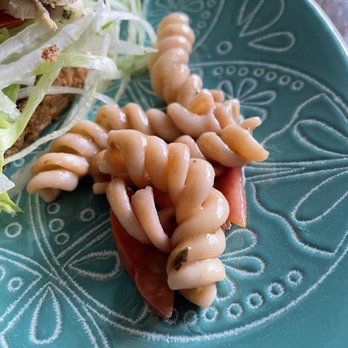 Carmel Cafe - One bite of pasta salad - Coffee & Tea Near Me - Brea, California