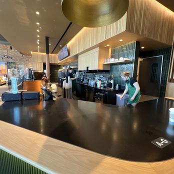 Starbucks - The mobile order/pick up counter - Coffee & Tea Near Me - Wheaton, Illinois