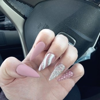 Bliss Nails & Spa 2 - Stiletto holiday nails - Nail Salons Near Me - Lancaster, California Bliss Nails & Spa 2 - Stiletto holiday nails - Nail Salons Near Me - Lancaster, California