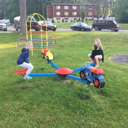The playground was incredible! The girls played every day...and made new friends too.