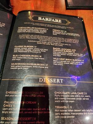 Menu photo 7 The Club Car Auburn, CA