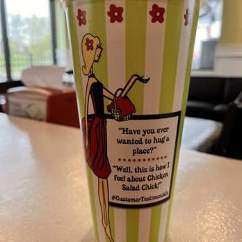 Chicken Salad Chick - Too cute!! I want this in an insulated cup! - Chicken Shop Near Me - Knoxville, Tennessee