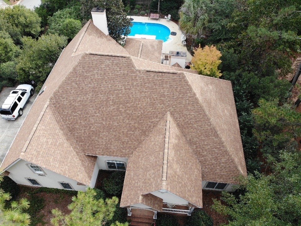 Slide of Hixon's Roofing