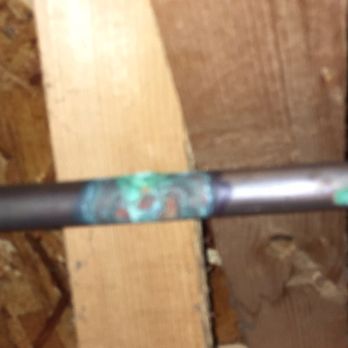 Echo Home Inspection - "Normal" corrosion of copper plumbing. - Home Inspectors Near Me - Elgin, Illinois Echo Home Inspection - "Normal" corrosion of copper plumbing. - Home Inspectors Near Me - Elgin, Illinois
