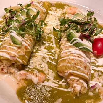 Javier's - Crab and shrimp enchiladas - Mexican Near Me - Irvine, California Javier's - Crab and shrimp enchiladas - Mexican Near Me - Irvine, California