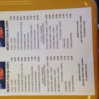 Nemo's Fish & Chips - Fish & Chips Near Me - Page, Arizona