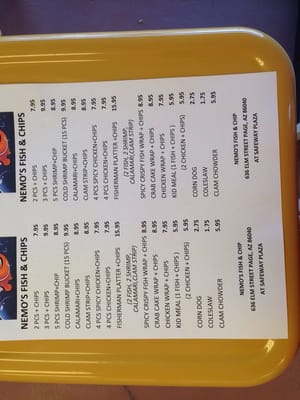 Menu photo 6 Nemo's Fish & Chips Page, AZ