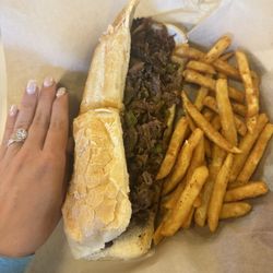 Brian's Cheesesteaks - Whole Philly cheesesteak