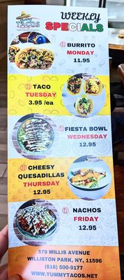 Menu photo 2 Yummy Tacos Williston Park, NY Menu photo 2 Yummy Tacos Williston Park, NY