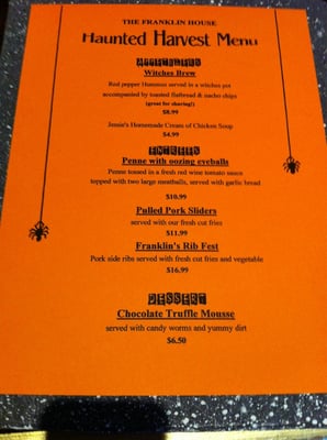 Menu photo 8 The Franklin House Mississauga, ON