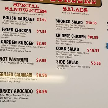 Bronco Burgers - NOVEMBER 2017 - Burgers Near Me - Paso Robles, California Bronco Burgers - NOVEMBER 2017 - Burgers Near Me - Paso Robles, California