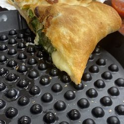 Brothers Pizza House - Spinach and cheese calzone