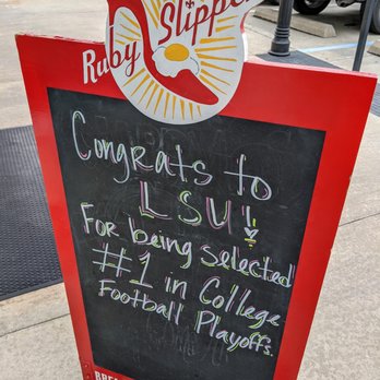 Ruby Slipper Baton Rouge - Oh, how the mighty have fallen. - Cafes Near Me - Baton Rouge, Louisiana Ruby Slipper Baton Rouge - Oh, how the mighty have fallen. - Cafes Near Me - Baton Rouge, Louisiana