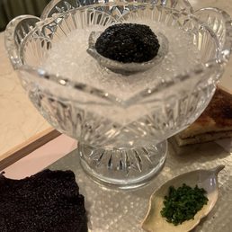 Caviar tarting! Caviar tarting!