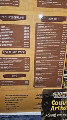 Menu photo 4 Barraca da Chiquita Rio de Janeiro, RJ Menu photo 4 Barraca da Chiquita Rio de Janeiro, RJ
