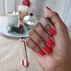 Hena Nail - Matte Red Apple red