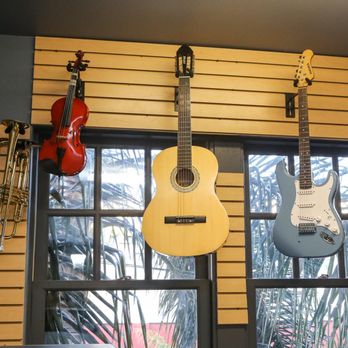Lockout Music Studios - instrument wall - Recording & Rehearsal Studios Near Me - Long Beach, California