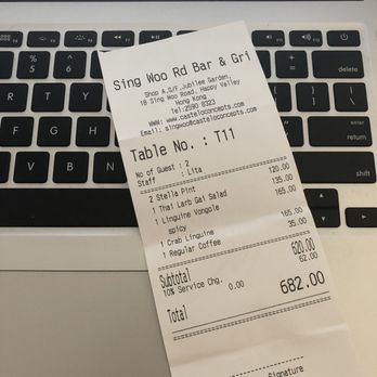 Sing Woo Rd Bar & Grill - Price Reference (in HK$) - Gastropubs Near Me - Hong Kong, HK