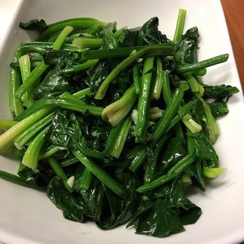 Katy's Dumplings - Spinach in garlic sauce - Chinese Near Me - Westmont, Illinois Katy's Dumplings - Spinach in garlic sauce - Chinese Near Me - Westmont, Illinois