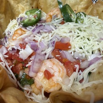 Bubbakoo's Burritos - Hard-shelled Taco Salad with Double Shrimp!!! - Mexican Near Me - Greenbelt, Maryland Bubbakoo's Burritos - Hard-shelled Taco Salad with Double Shrimp!!! - Mexican Near Me - Greenbelt, Maryland