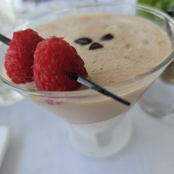 Louie's Backyard - White chocolate expresso martini. - New American Near Me - Key West, Florida