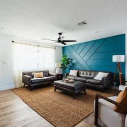 Evans Construction & Design - Custom Wood Design Wall