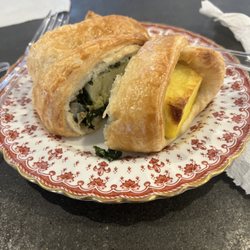 Vern's Bakery - Spinach feta and egg croissant