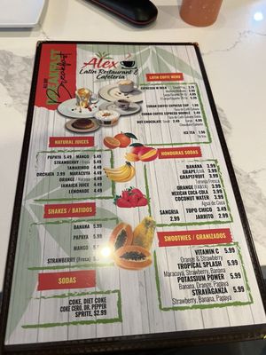 Menu photo 1 Alex Latin Restaurant and Cafeteria West Monroe, LA